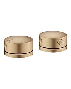 hansgrohe AXOR One 2-Loch Wannenrandarmatur 48470140 mit Thermostat, brushed bronze