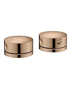 hansgrohe AXOR One 2-Loch Wannenrandarmatur 48470300 mit Thermostat, polished red gold