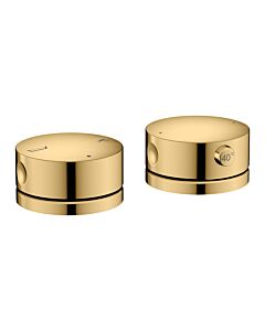 hansgrohe AXOR One 2-Loch Wannenrandarmatur 48470990 mit Thermostat, polished gold optic