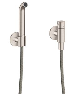 Set de bec verseur hansgrohe AXOR One 48655800 avec clapet anti-retour, finition inox