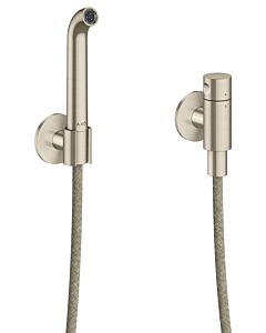 hansgrohe AXOR One Gießrohrset 48655820 mit Rückflussverhinderer, brushed nickel