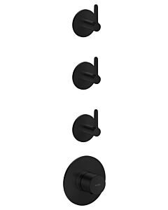hansgrohe AXOR One Thermostatmodul 48723670 Unterputz, 3 Verbraucher, mit Hebelgriff, schwarz matt