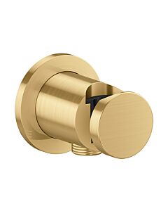 hansgrohe AXOR One Portereinheit 48780250 rund, G 1/2, integrierte Brausehaltefunktion, brushed gold optic