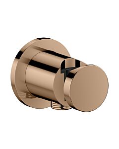 hansgrohe AXOR One Portereinheit 48780300 rund, G 1/2, integrierte Brausehaltefunktion, polished red gold