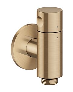 hansgrohe AXOR One Wandanschluss Stop 48781140 mit Absperrventil, brushed bronze