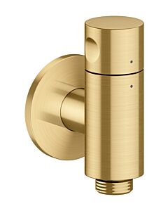 hansgrohe AXOR One Wandanschluss Stop 48781250 mit Absperrventil, brushed gold optic