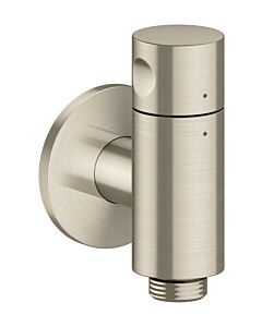 hansgrohe AXOR One Wandanschluss Stop 48781820 mit Absperrventil, brushed nickel