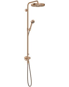 hansgrohe AXOR One Duschsystem mit Thermostat und Duschkopf 280 48796310 Unterputz-Fertigmontageset, 1 Strahlart , 12 l/min, brushed red gold