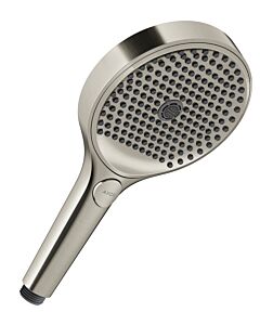 hansgrohe AXOR ShowerSolutions Handbrause 39774800 130mm, 3jet, EcoSmart+, 6 l/min, Edelstahl Finish