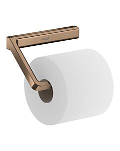 hansgrohe Axor Papierrollenhalter 42846310 without cover, wall mounting, brushed red gold