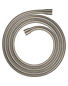Flexible de douche Hansgrohe Axor One 28624820, effet métallique, conique aux deux extrémités, 2 m, nickel brossé
