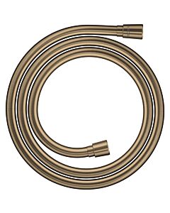 hansgrohe Axor One shower hose 28626140 metal effect, conical on both sides, 2000 .6 m, brushed bronze