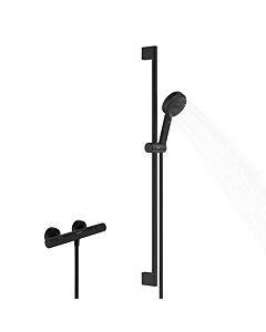 hansgrohe Pulsify Select S shower set 24261670 959mm shower rail and hand shower, 3jet, matt black