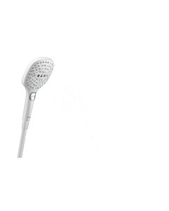 hansgrohe Raindance Select E douchette à main 26520700 DN 15, 3jet, pomme de douche Ø 120 mm, blanc mat