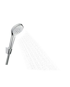 hansgrohe Croma Select S Vario Wannenset 26421400 weiss-chrom, 125 cm Schlauch Isiflex