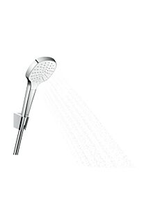 hansgrohe Croma Select E 1jet Wannenset 26424400 weiss-chrom, 125 cm Schlauch Isiflex