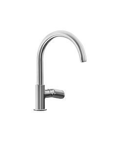 Robinet de cuisine Hansgrohe Vernis Blend M35 210, bec haut, 1 jet, chromé (réf. 71870000).