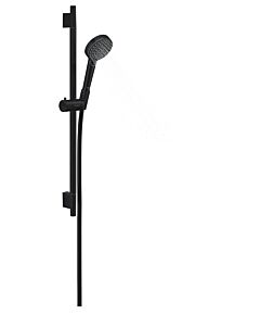 hansgrohe Vernis Blend Brauseset 100 Vario 26423670 EcoSmart, mit Brausestange S Puro 65cm, mattschwarz