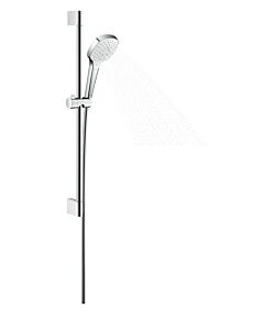 hansgrohe Croma Select E Vario Brause Set 26582400 weiss chrom, 65 cm Brausestange Unica Croma