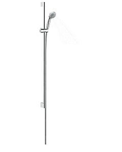 hansgrohe Brause Set Crometta 85 Variojet 27762000 chrom, mit 90 cm Brausestange Unica Crometta