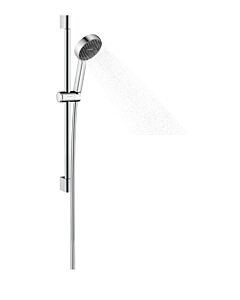 hansgrohe Activera S Duschset 95 28041000 1 Strahlart wassersparend mit Duschstange 65 cm, chrom