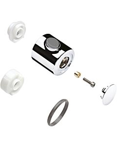 hansgrohe thermostat handle Ecotat 1001 SL steel 96618800 AP, stainless steel finish