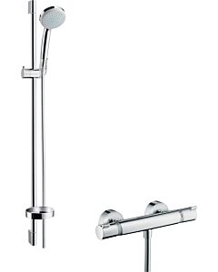 hansgrohe Brause Set Croma 100 Vario 27035000 chrom, DN 15, Stange 0,90 m