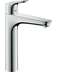 hansgrohe Focus 190 Waschtischarmatur 31608000 mit Ablaufgarnitur, chrom, erhöhter Fuß