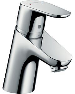 hansgrohe Focus 70 Waschtisch Armatur 31604000 chrom, mit Push-Open, Ablaufgarnitur