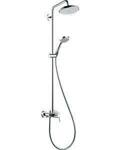 hansgrohe Croma 220 Showerpipe 27222000  Brausearm 40 cm, schwenkbar, chrom
