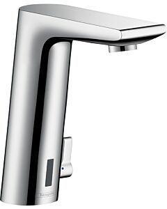 hansgrohe Metris Elektronik-Waschtischarmatur 31102000 Netzanschluss, einstellbar, chrom