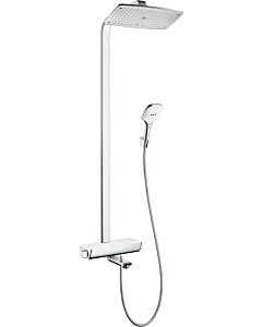 hansgrohe Raindance Select 27113000 Showerpipe  E 360, chrom, Brausearm 380 mm,  Ecostat Select