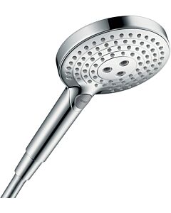 hansgrohe Raindance Select Handbrause 26531000 S 120 3jet, chrom, EcoSmart, 12 cm
