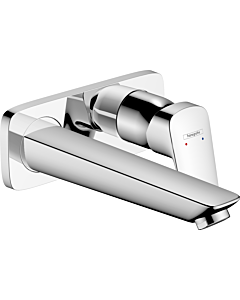 hansgrohe Logis Wand Waschtisch Armatur 71220000 Unterputz Waschtisch Einhebelmischer, chrom