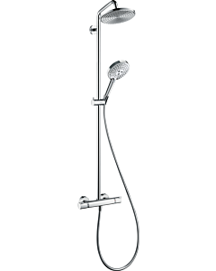 hansgrohe Raindance Select 240 Showerpipe 27116000 Ecosmart, Brausearm 450 mm, schwenkbar