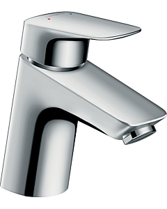 hansgrohe Logis 70 Waschtisch Armatur 71074000 chrom, Niederdruck, Push Open Ablaufgarnitur