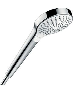 hansgrohe Croma Select S Multi Handbrause 26801400 weiss chrom, EcoSmart 9 l, DN15, Brausekopf Ø110mm