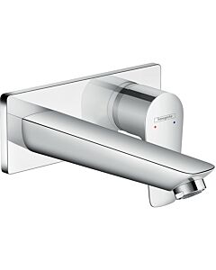 hansgrohe Talis E Waschtischarmatur 71732000 chrom, Unterputz Wandarmatur, Ausladung 165 mm
