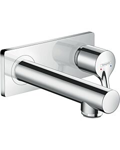 hansgrohe Talis S Fertigmontageset 72110000 Unterputz, Wandmontage, verchromt, Ausladung 165mm