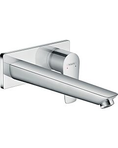 hansgrohe Talis E Waschtischarmatur 71734000 chrom, Unterputz Wandarmatur, Ausladung 225 mm
