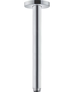 hansgrohe Deckenanschluss S 300mm 27389000 chrom, 300 mm, Rosette rund, DN 15, G 1/2"
