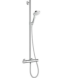 hansgrohe Croma Select E Multi Semipipe 27248400 weiß-chrom, mit Thermostat