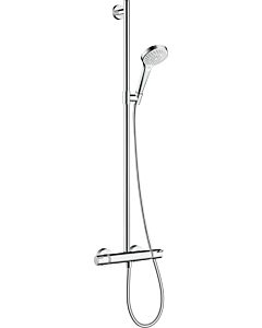 hansgrohe Croma Select S Multi Semipipe 27247400 weiß-chrom, SemiPipe, mit Thermostat