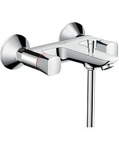 hansgrohe Logis Wannenarmatur 71243000 Aufputz, chrom, 2 Griffarmatur