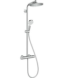 hansgrohe Crometta S 240 Showerpipe   27268000 chrom, 1jet, EcoSmart, 9 l/min, Ø 24 cm