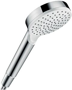 hansgrohe Crometta 1jet Handbrause 26334400 weiss chrom, Brausekopf, Duschkopf