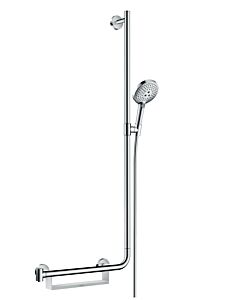 hansgrohe Raindance Select S 120 set de douche 2632600 chromé , tige de 110 cm à droite Unica Comfort