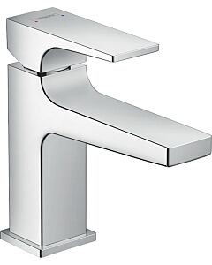 hansgrohe Metropol 100 Waschtischarmatur 32500000 chrom, für Handwaschbecken, mit Push Open