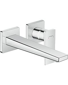 hansgrohe Metropol Waschtischarmatur 32526000 chrom, für Wandmontage, Zungengriff, 225mm