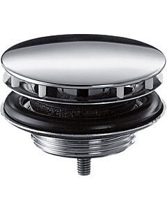 hansgrohe Waschtisch Ventil 50001000 11/4", mit geschlossener Abdeckplatte, chrom
